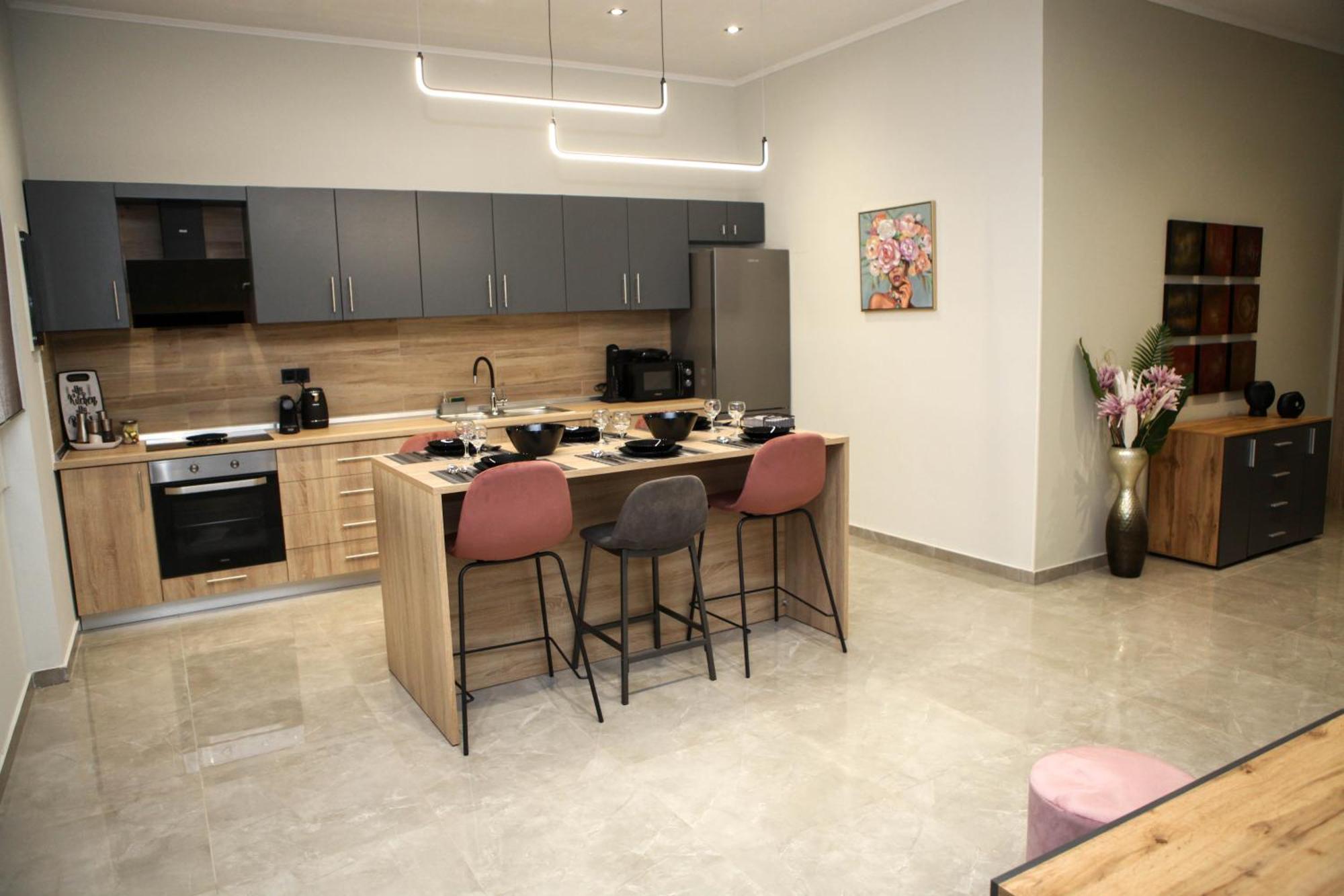 Golden Living Apartment Chrysoupolis Esterno foto